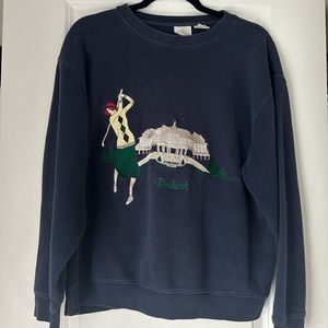 Vintage golf crewneck pullover